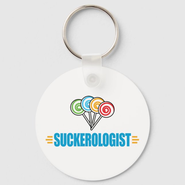 Funny Candy Suckers Keychain (Front)