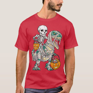 Funny Candysaurus Candy Corn Dinosaur Halloween To T-Shirt