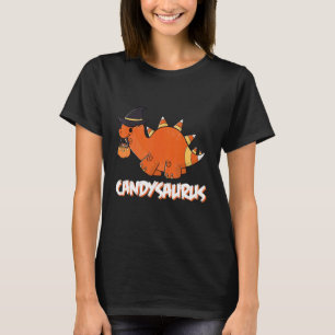 Funny Candysaurus Candy Dinosaur Halloween Toddler T-Shirt