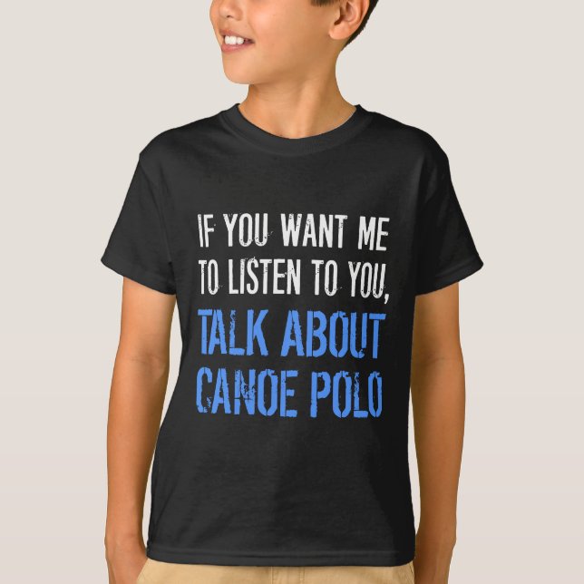 Funny Canoe Polo Shirt (Front)