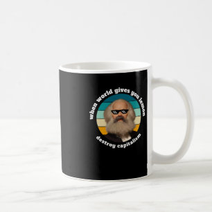 Funny Capitalism Karl Marx Sticker  Coffee Mug
