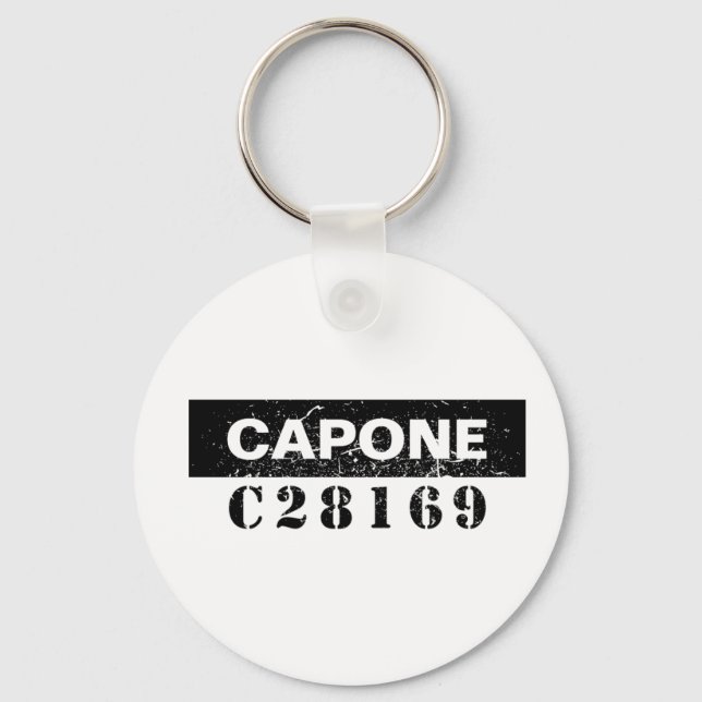Funny Capone Keychain (Front)