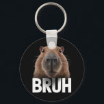 Funny Capybara Bruh  Keychain<br><div class="desc">Funny Capybara Bruh</div>
