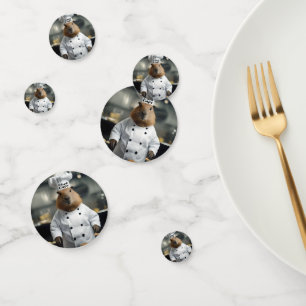 Funny Capybara Chef Confetti