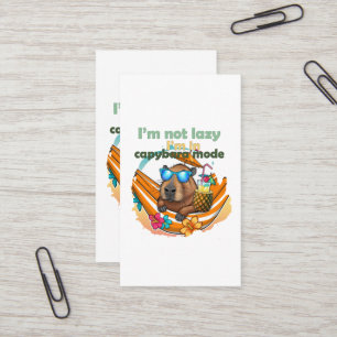 funny capybara lovers gift ,cute capybara ,don’t w business card