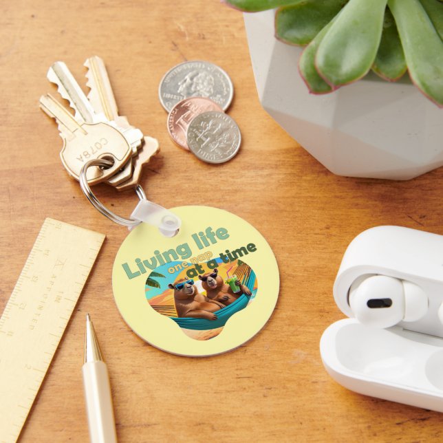 funny capybara lovers gift ,cute capybara ,don’t w keychain (Desk)