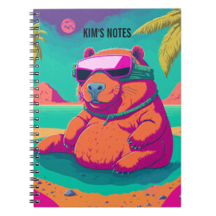 Funny Capybara Personalized Notebook