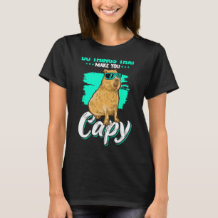 Funny Capybara Pet Rodent Capy T-Shirt