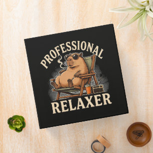 Funny Capybara Professional Relaxer Binder