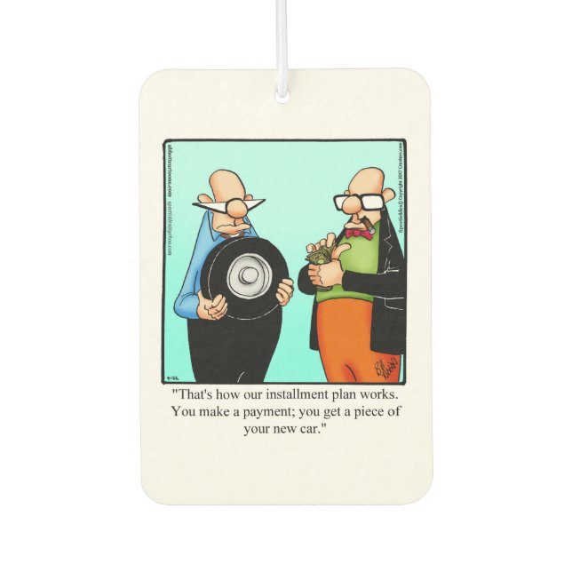 Funny Car Air Freshener For Him (Front)