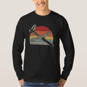 Funny Car Auto Racing Mechanic My Therapist Socket T-Shirt