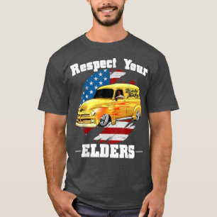 Funny Car Guy - Respect Your Elders Classic Panel T-Shirt