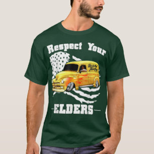 Funny Car Guy - Respect Your Elders Classic Panel T-Shirt