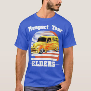 Funny Car Guy - Respect Your Elders Classic Panel T-Shirt