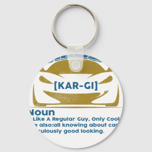 Funny Car Guy T-shirt Gift Car Guy Definition Keychain
