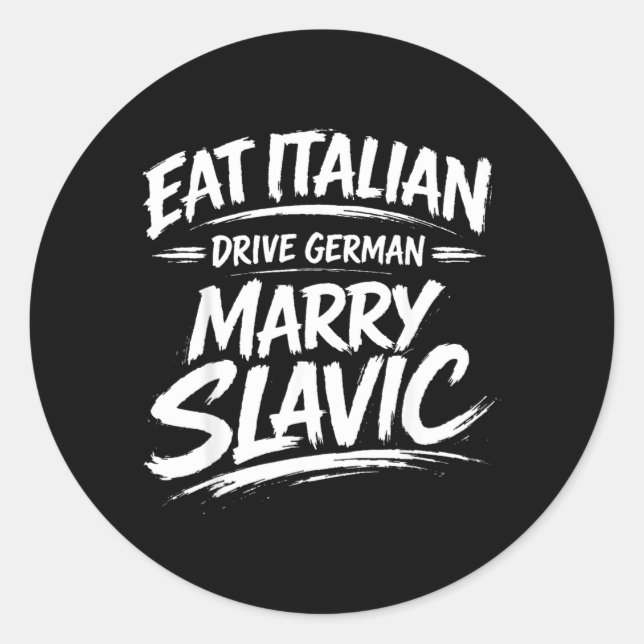 Funny Car Humour Driving Meme Sarcastic Driver Classic Round Sticker (Front)