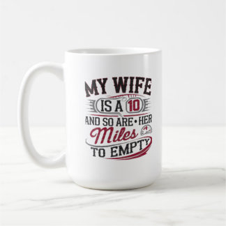 Funny Car Lover Anniversary Tee for Couples Humour Coffee Mug