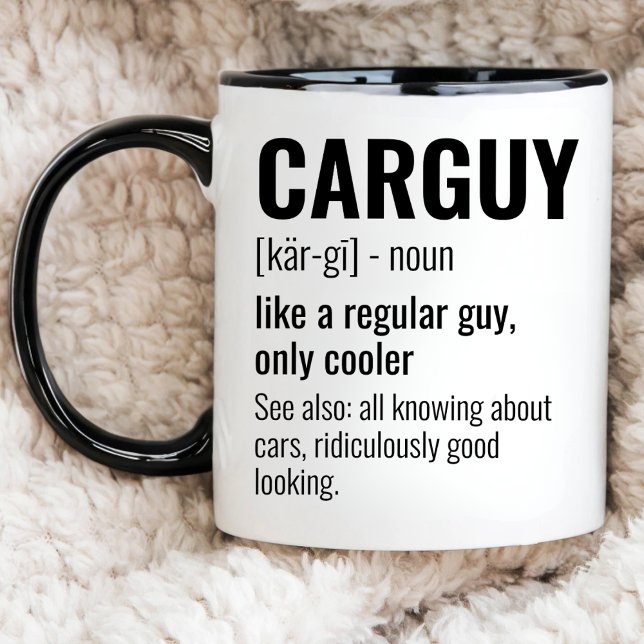 Funny Car Lover, CarGuy Definition, Car Enthusiast Mug (Creator Uploaded)