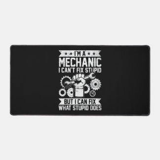 Funny Car Mechanic Engineer Men Women Kids Auto Me Desk Mat