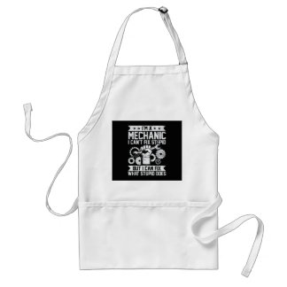 Funny Car Mechanic Engineer Men Women Kids Auto Me Standard Apron