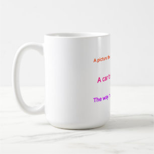 Funny Car Ride Sign Coffee Mug
