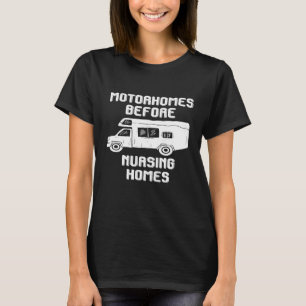 Funny Caravan Camper Rv Pilot Camp Camping T-Shirt
