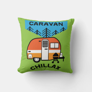 Funny Caravan Gifts Best Caravanning Caravans Throw Pillow