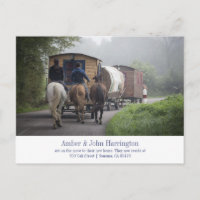 Funny Caravan Photo Moving Announcement