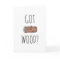 FUNNY CARD GOT WOOD BOYFRIEND BIRTHDAY CARD