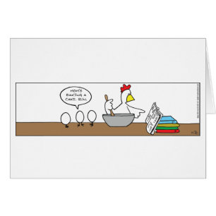 Funny Card - Mother Chicken Cooking