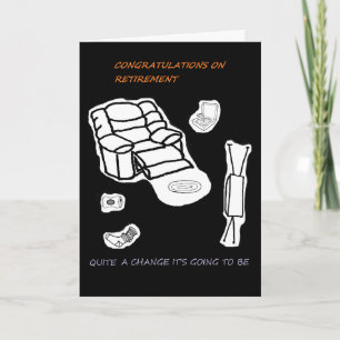 Funny card on retirement and redundancy.