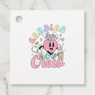 Funny Cardiac Crew Easter Day CVICU Nurse Cardiolo Favour Tags