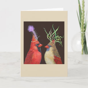 funny cardinal couple card
