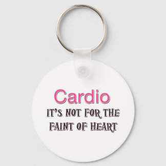 Funny Cardio Saying Keychain