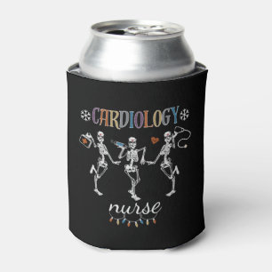 Funny Cardiology Nurse Christmas Gift For Cardiac Can Cooler