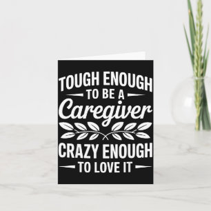 Funny Caregiver Art For Women Men Girls Caregiving Card