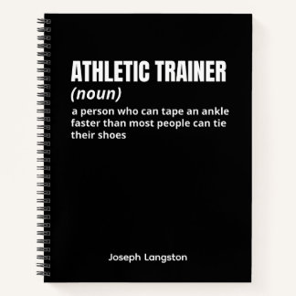 Funny Carnet de définition d'entraîneur sportif