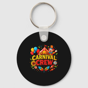 Funny Carnival Crew Circus Party Staff Costume Pri Keychain