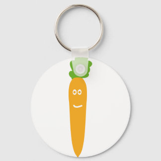 funny carrot icon keychain
