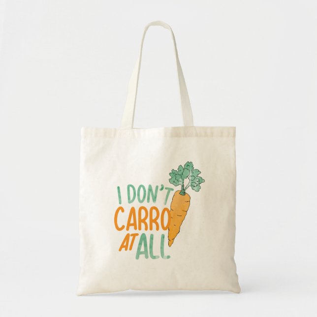 Funny Carrot Pun Art Food Jokes Carrot Art Design Tote Bag (Front)