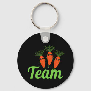 Funny carrots keychain