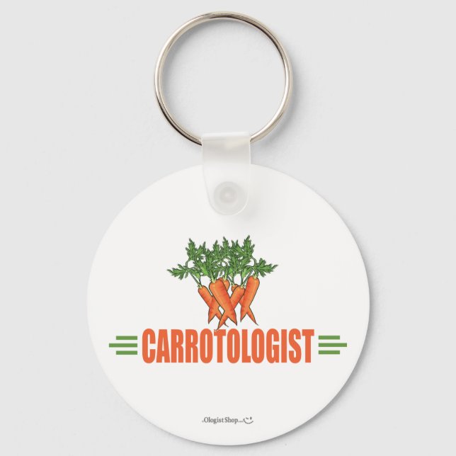 Funny Carrots Keychain (Front)