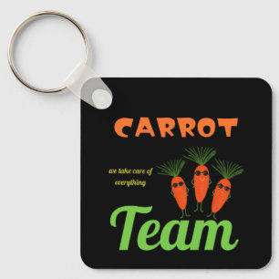 Funny carrots keychain