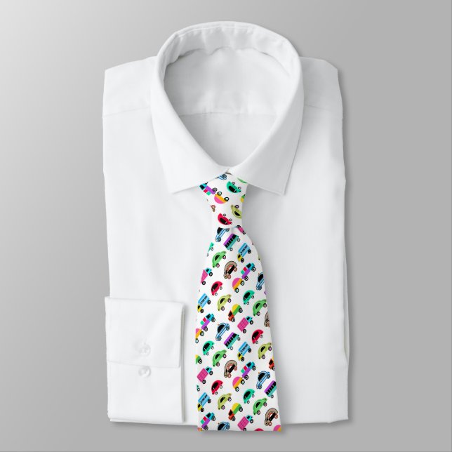 Funny cars  tie (Tied)