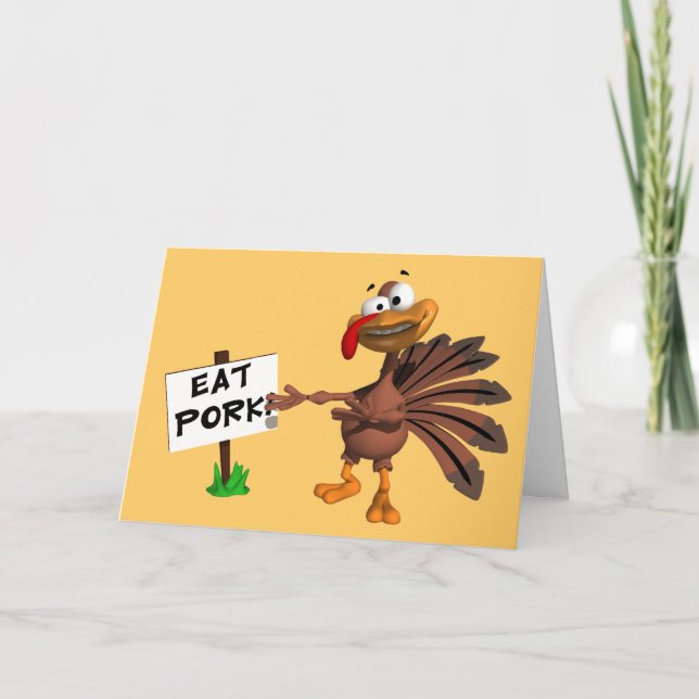 Funny Carte Thanksgiving (Devant)