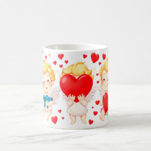 Funny cartoon angels gift for you coffee mug