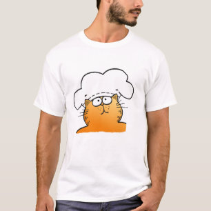 Funny Cartoon Chef   Funny Cooking Chef T-Shirt