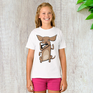 Funny Cartoon Crazy Dog Hilarious Cute Pet T-Shirt