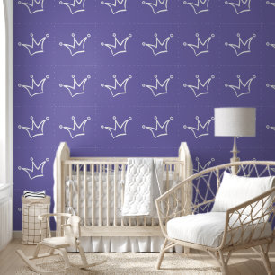 Funny Cartoon Crown - white 1 Wallpaper
