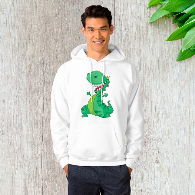 Funny Cartoon Dinosaur Roaring T-Rex Hoodie (Creator Uploaded)